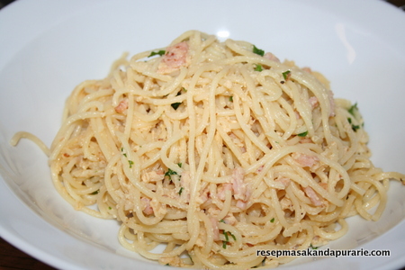 Resep Spaghetti Carbonara - Resep Masakan Dapur Arie